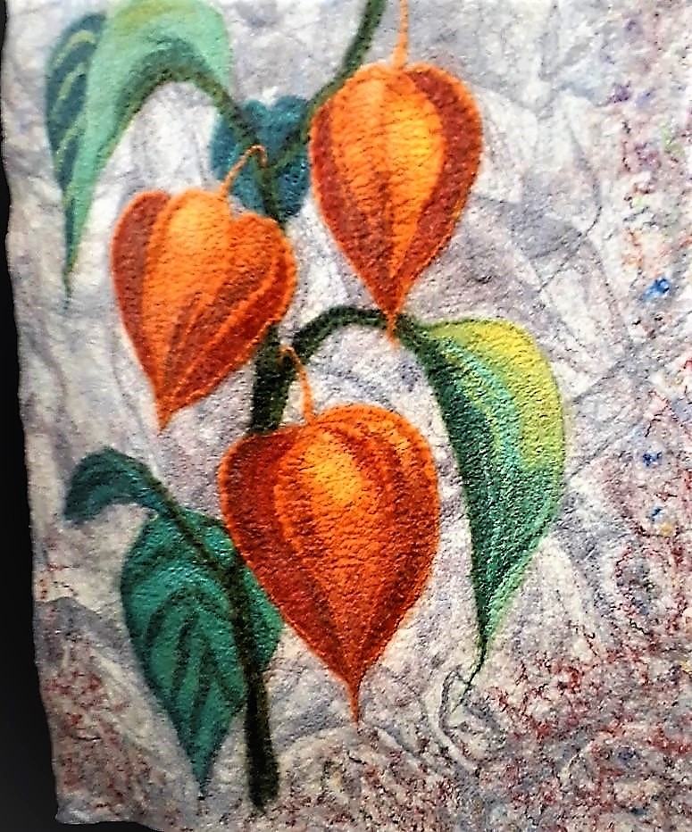 коврик с цветами
